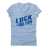 Womens Women's V-Neck Baby Blue