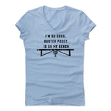 Womens Women's V-Neck Baby Blue