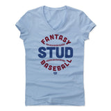 Womens Women's V-Neck Baby Blue