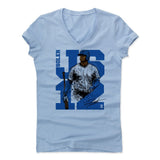 Womens Women's V-Neck Baby Blue