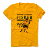 Womens Women's Scoop Neck Gold