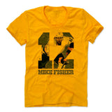 Womens Women's Scoop Neck Gold