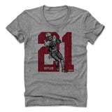 Womens Women's Scoop Neck Athletic Gray