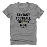 Womens Women's Scoop Neck Athletic Gray