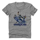 Womens Women's Scoop Neck Athletic Gray