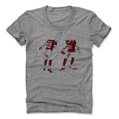 Womens Women's Scoop Neck Athletic Gray