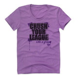 Womens Women's Scoop Neck Purple