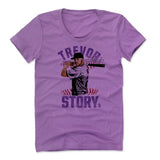 Womens Women's Scoop Neck Purple