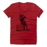 Womens Women's Scoop Neck Red