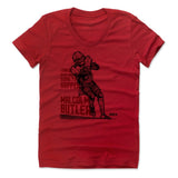 Womens Women's Scoop Neck Red