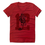 Womens Women's Scoop Neck Red