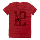 Womens Women's Scoop Neck Red