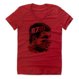 Womens Women's Scoop Neck Red