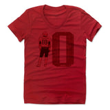 Womens Women's Scoop Neck Red