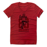Womens Women's Scoop Neck Red