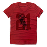 Womens Women's Scoop Neck Red