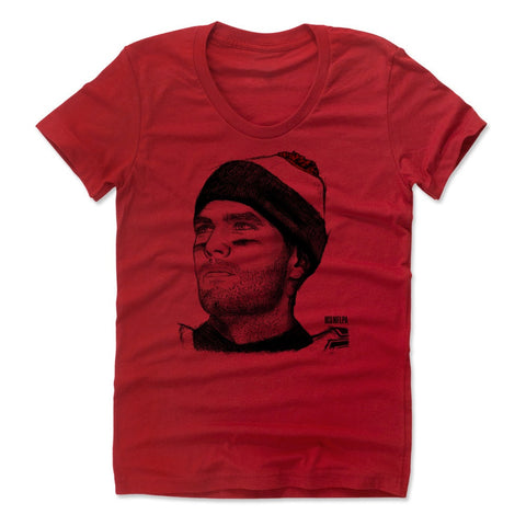 Womens Women's Scoop Neck Red