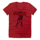 Womens Women's Scoop Neck Red