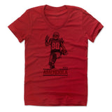 Womens Women's Scoop Neck Red