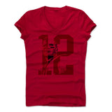 Womens Women's V-Neck Red