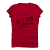 Womens Women's V-Neck Red