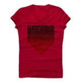 Womens Women's V-Neck True Red