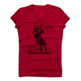 Womens Women's V-Neck Red