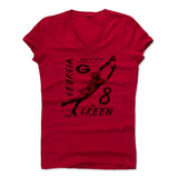 Womens Women's V-Neck Red