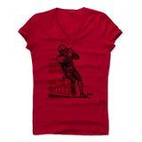 Womens Women's V-Neck Red