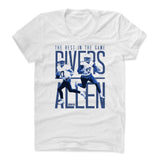 Womens Women's Scoop Neck White