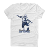 Womens Women's Scoop Neck White