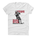 Womens Women's Scoop Neck White