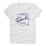 Womens Women's Scoop Neck White
