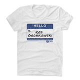 Womens Women's Scoop Neck White