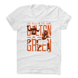Womens Women's Scoop Neck White
