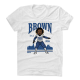 Womens Women's Scoop Neck White