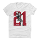 Womens Women's Scoop Neck White
