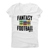 Womens Women's V-Neck White