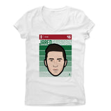 Womens Women's V-Neck White