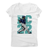 Womens Women's V-Neck White