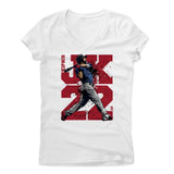 Womens Women's V-Neck White