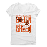 Womens Women's V-Neck White