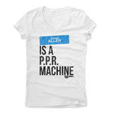 Womens Women's V-Neck White