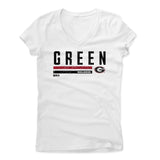 Womens Women's V-Neck White