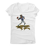Womens Women's V-Neck White