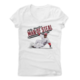 Womens Women's V-Neck White