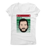 Womens Women's V-Neck White