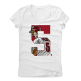 Womens Women's V-Neck White