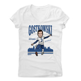 Womens Women's V-Neck White