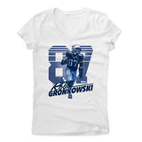 Womens Women's V-Neck White
